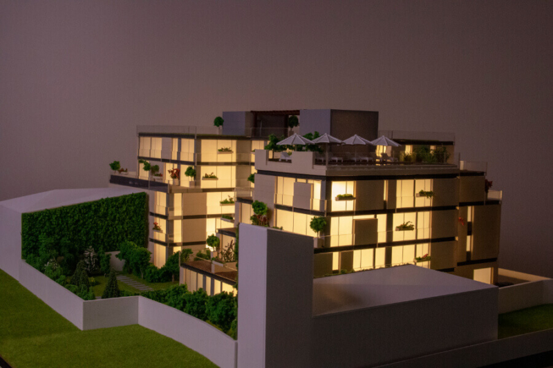 Maqueta Edificio Promociones Pisos