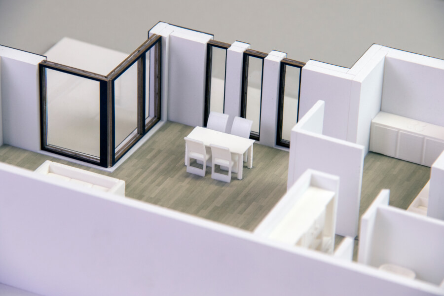 Maqueta desmontable de detalle