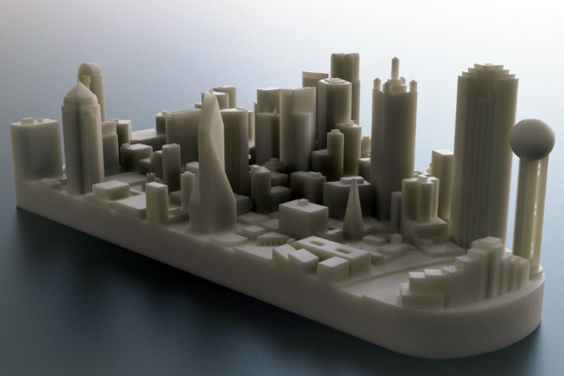 Maqueta impresa en 3D