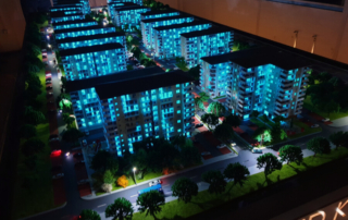 Maqueta conjunto residencial Kristal Residence