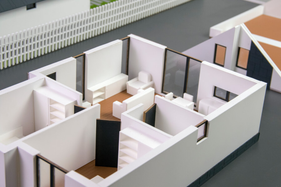 Maqueta de una Casa desmontable