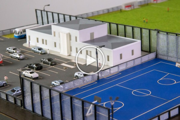 maqueta Centro Deportivo video