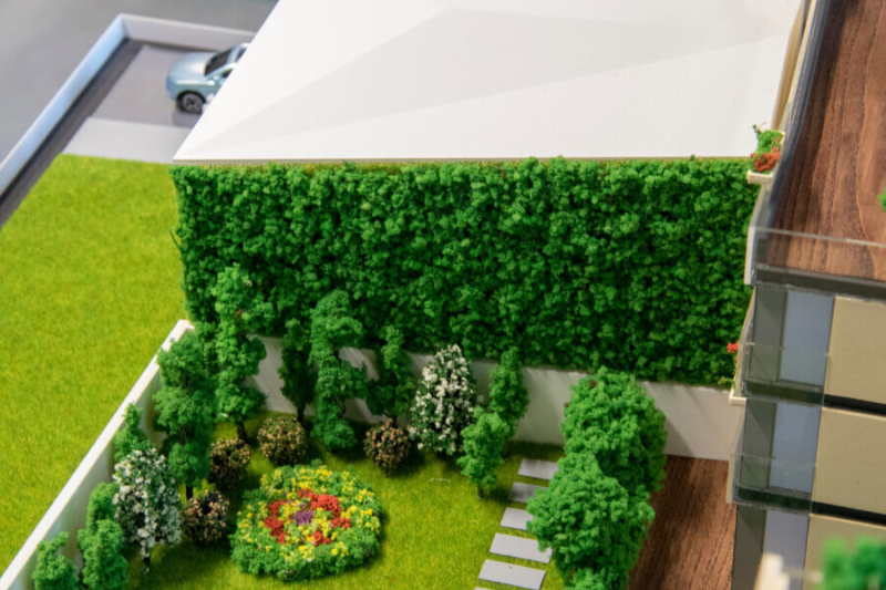Maqueta de la terraza