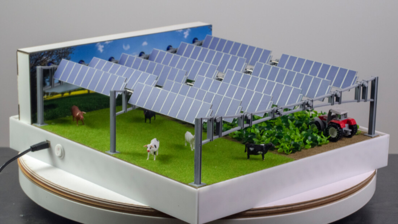 Maquetas de energía solar fotovoltaica