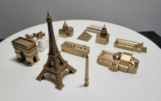 monumentos París impresión 3d