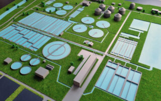 Maqueta Planta de Tratamiento de Aguas residuales