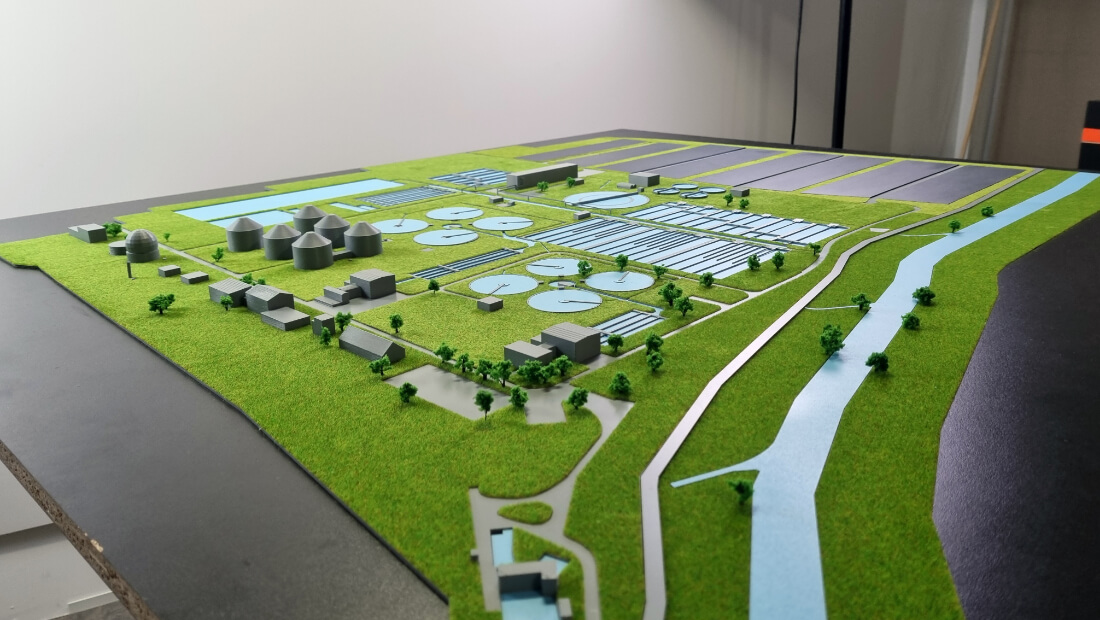 Maqueta Planta de Tratamiento de Aguas
