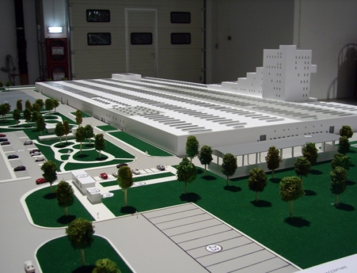 Maqueta de fábrica Romcab