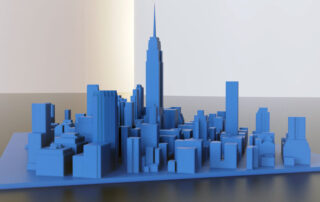 Maquetas urbanismo impresas en 3D