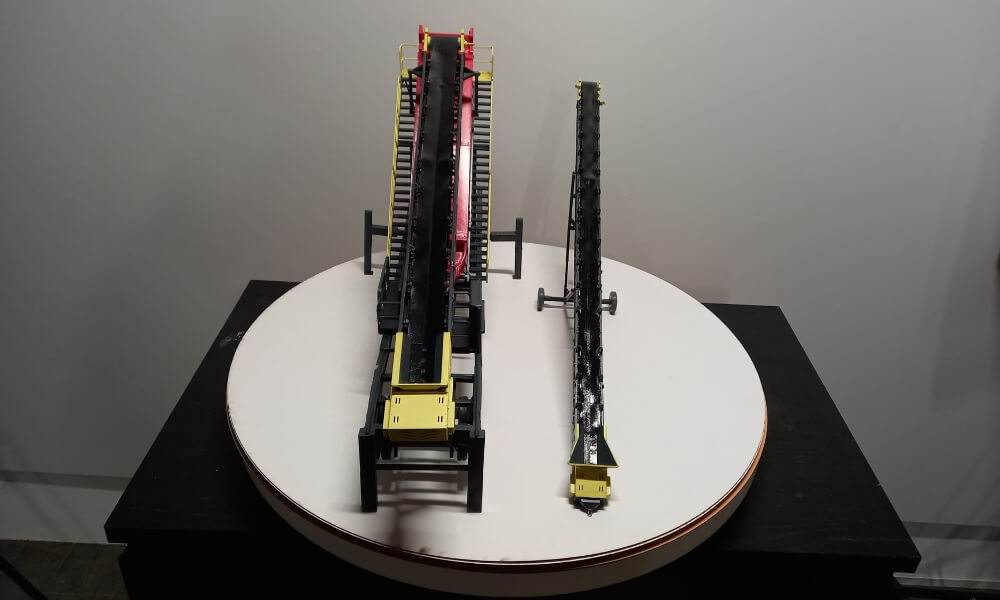 maqueta de una Banda Transportadora