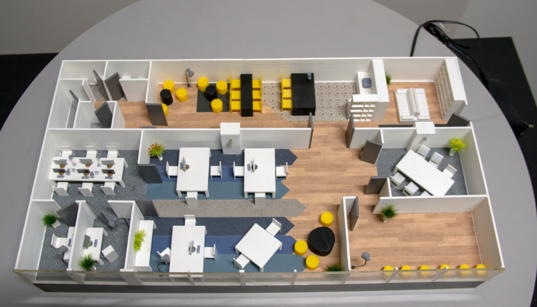 Maqueta de oficina