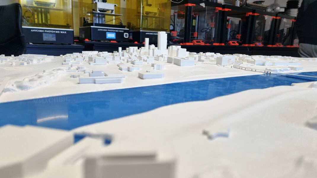 Maqueta Zona urbana