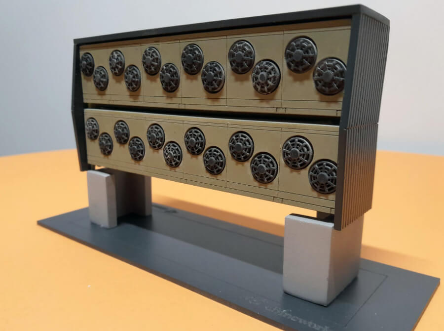 maqueta planta de captura co2