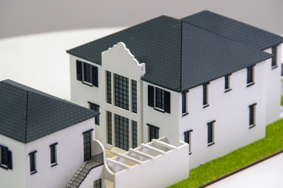 casa colonial maqueta