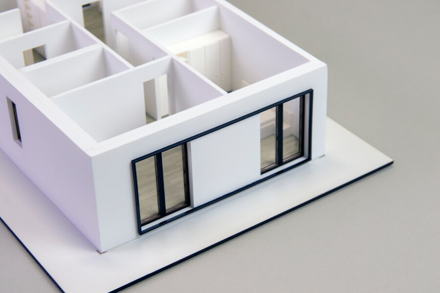 Maqueta casa habitaciones
