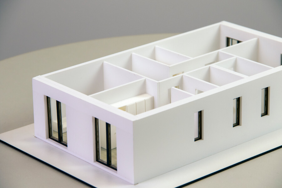 maqueta casa interior