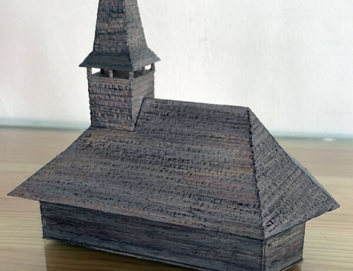 Maqueta Iglesia de madera