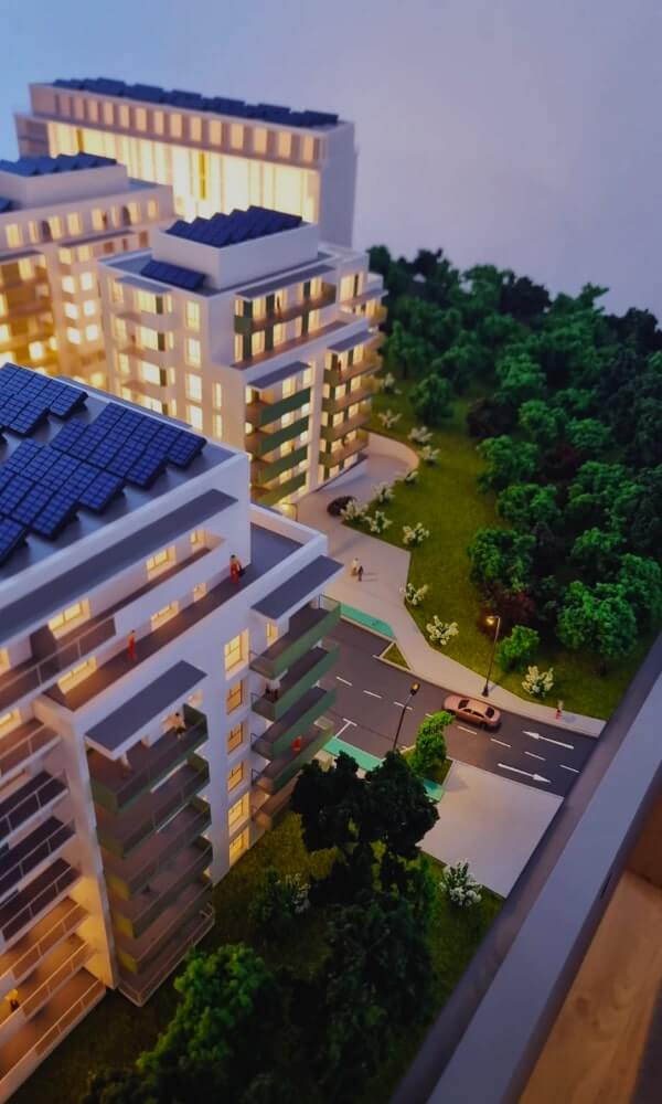 Maqueta Conjunto Residencial Malaga