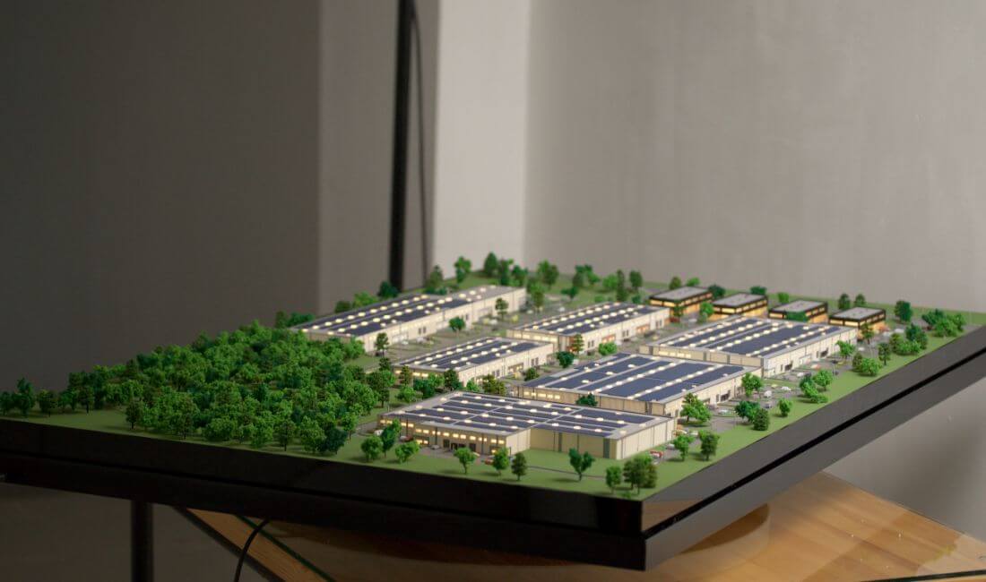 Maqueta Parque Industrial y Logístico