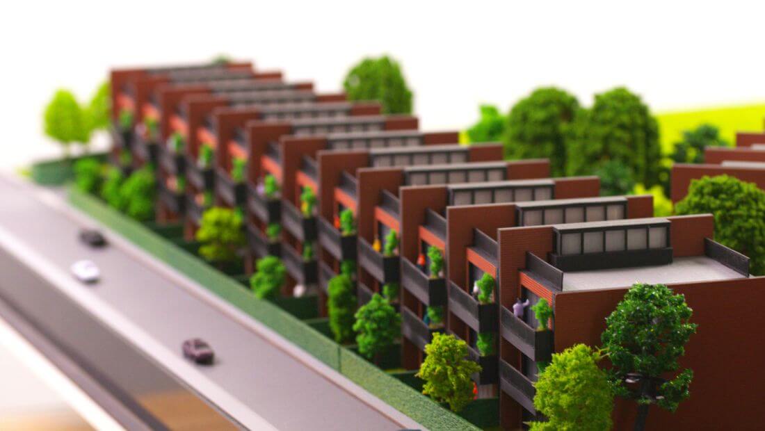 maquetas de casas tipo chalet