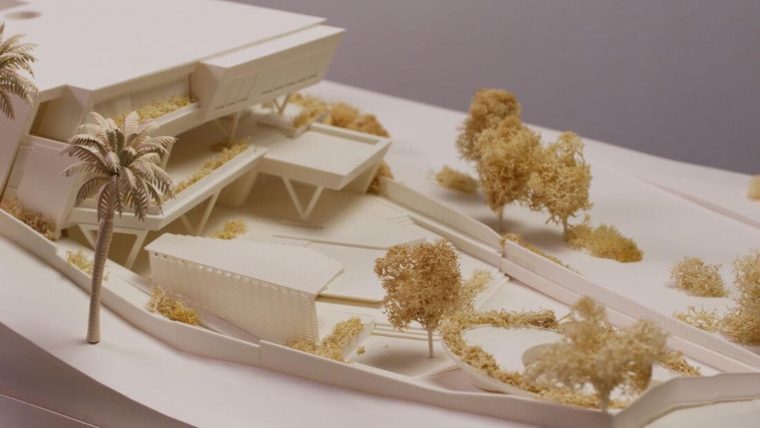 Maqueta Arquitectonica residencia unifamiliar