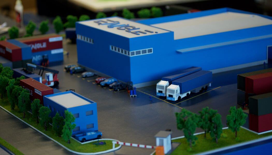 Maqueta Centro Logística