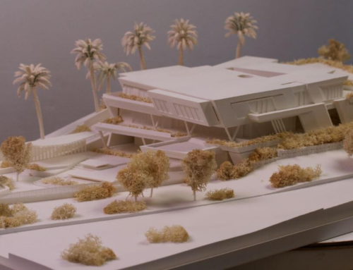 Maqueta de vivienda unifamiliar