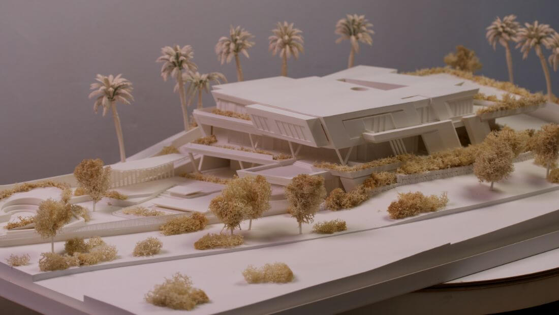 maqueta de arquitectura de una casa