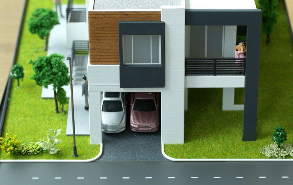 Maqueta de Casa Moderna