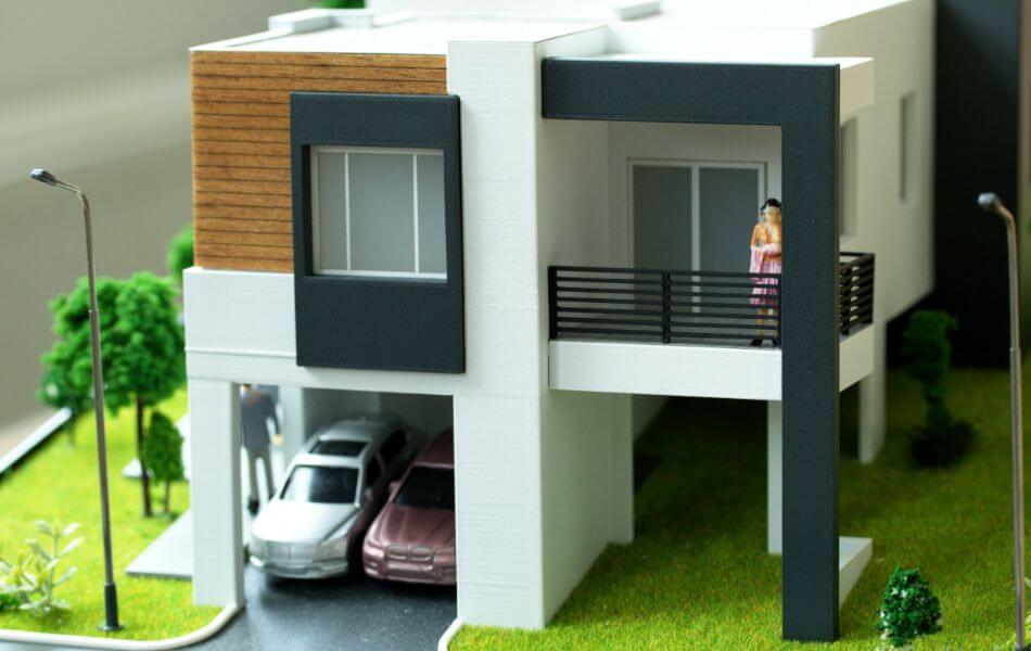 Maqueta de Vivienda Moderna
