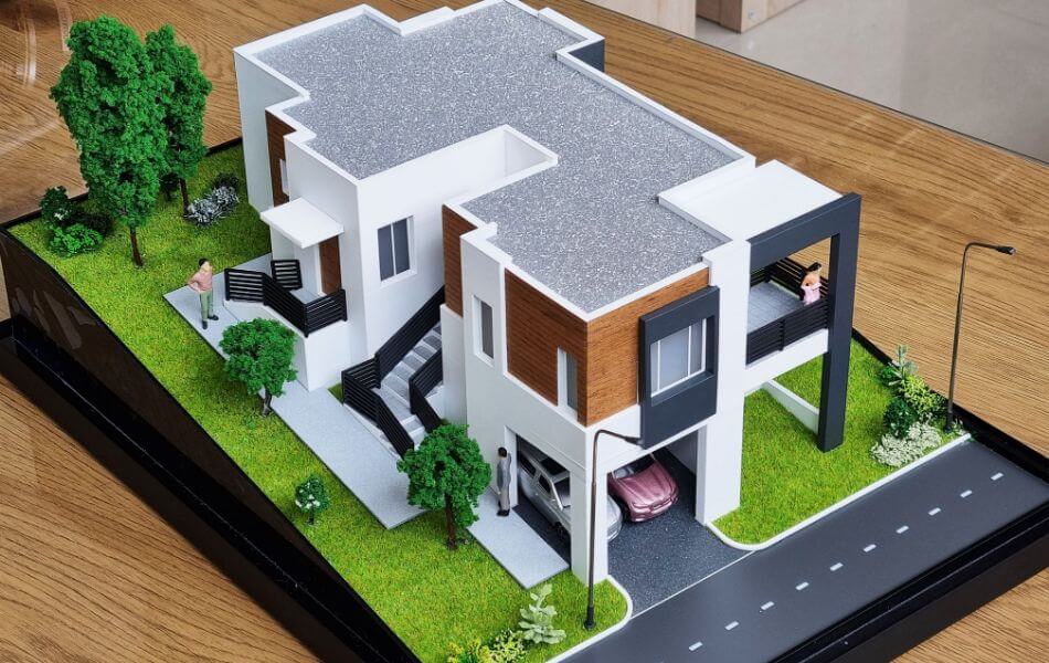 Maqueta de una casa