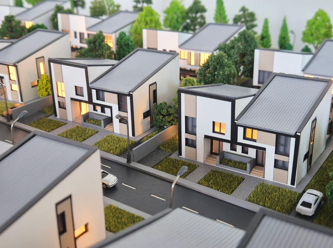 Maqueta de proyecto residencial